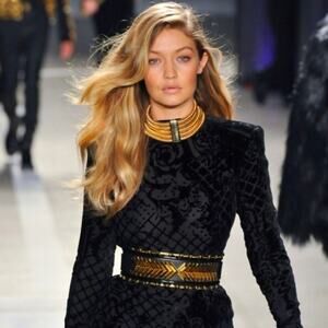 Elegant Black and Gold Women's Blouse